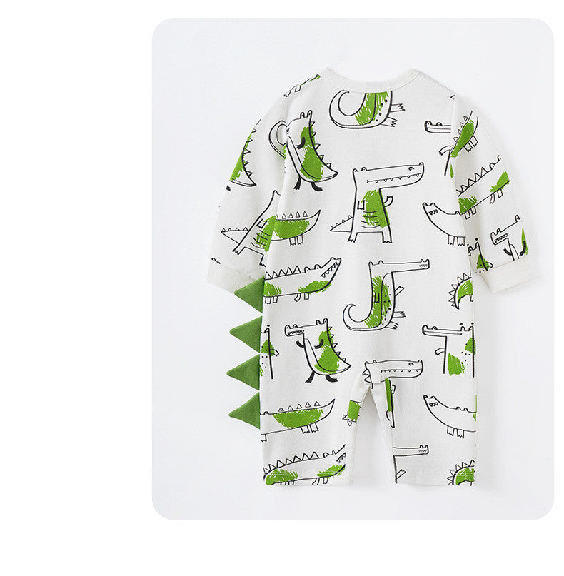 Stylish Personality Full Print Baby Onesie