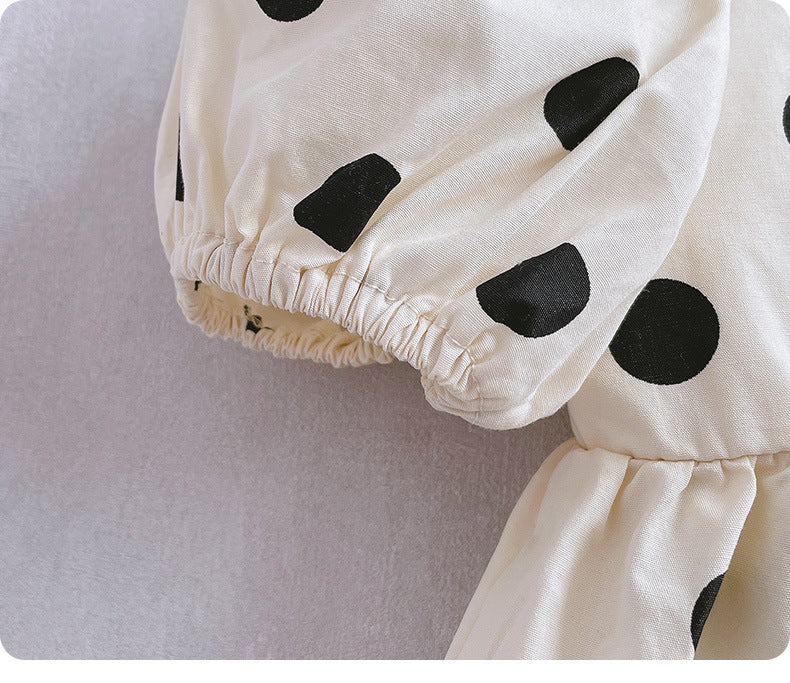 Summer Cute Baby Clothes Pure Cotton Super Western-style Baby Girl Princess Romper