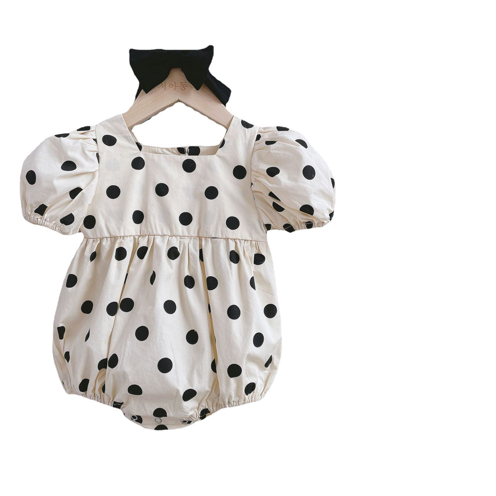 Summer Cute Baby Clothes Pure Cotton Super Western-style Baby Girl Princess Romper
