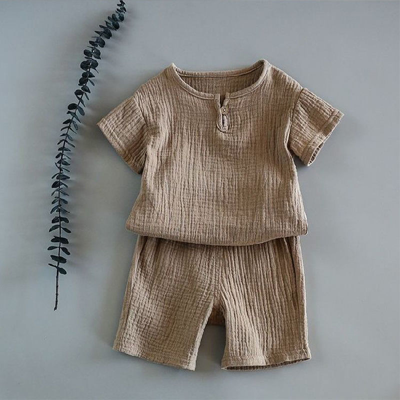 Girl Short-sleeved Summer Suit
