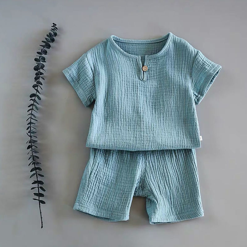 Girl Short-sleeved Summer Suit