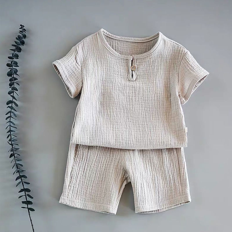 Girl Short-sleeved Summer Suit