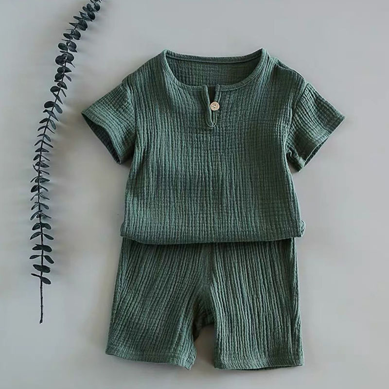 Girl Short-sleeved Summer Suit