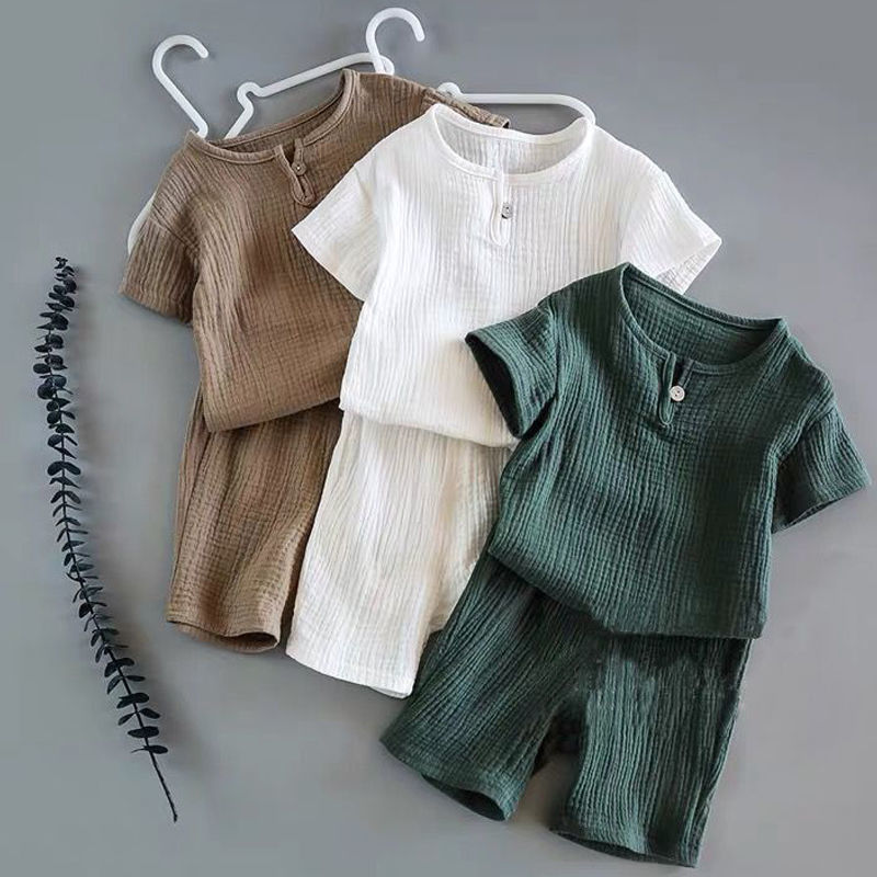 Girl Short-sleeved Summer Suit