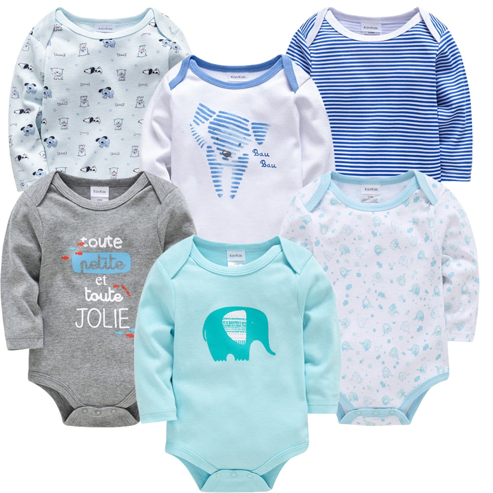 Baby Boy Long Sleeve Cotton Jumpsuit