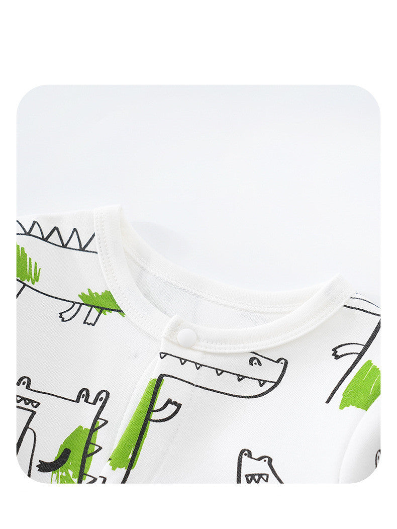 Stylish Personality Full Print Baby Onesie