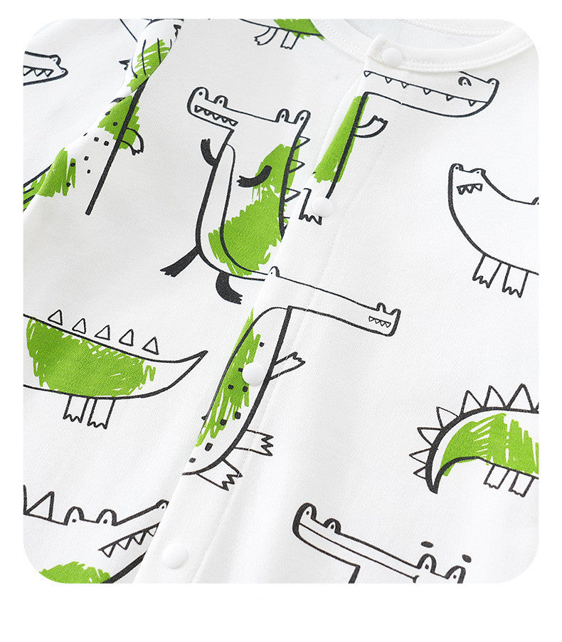 Stylish Personality Full Print Baby Onesie