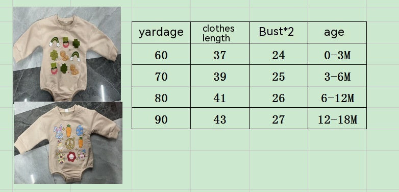 Children's Jumpsuit Baby Long Sleeve Butt Wrap Clothes