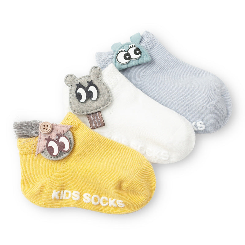 Rubber bottom antiskid Cute baby socks