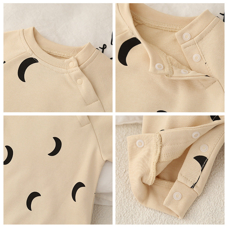 Clothes Fashionable Stylish Baby Jumpsuit Korean Hipster Baby Girl Outwear Home