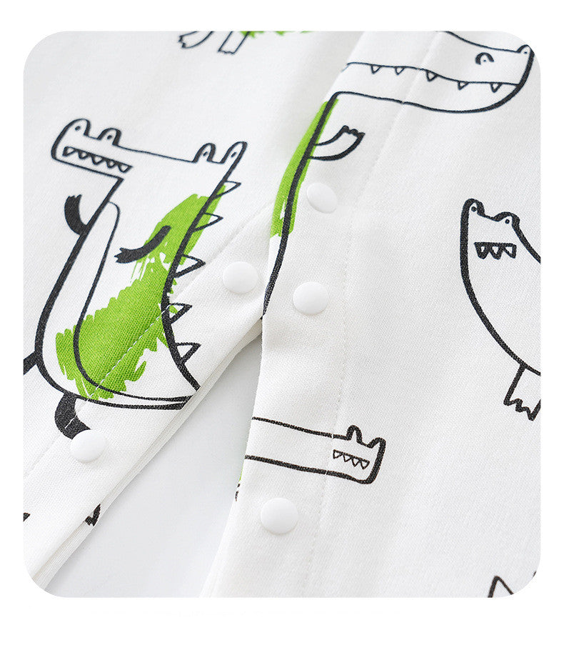Stylish Personality Full Print Baby Onesie