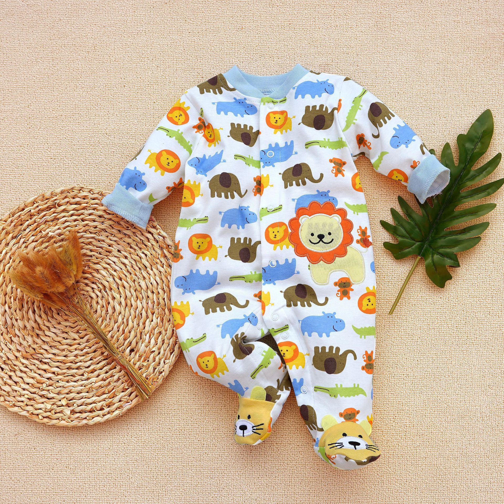 Baby Rompers Long Sleeve Cotton Jumpsuit