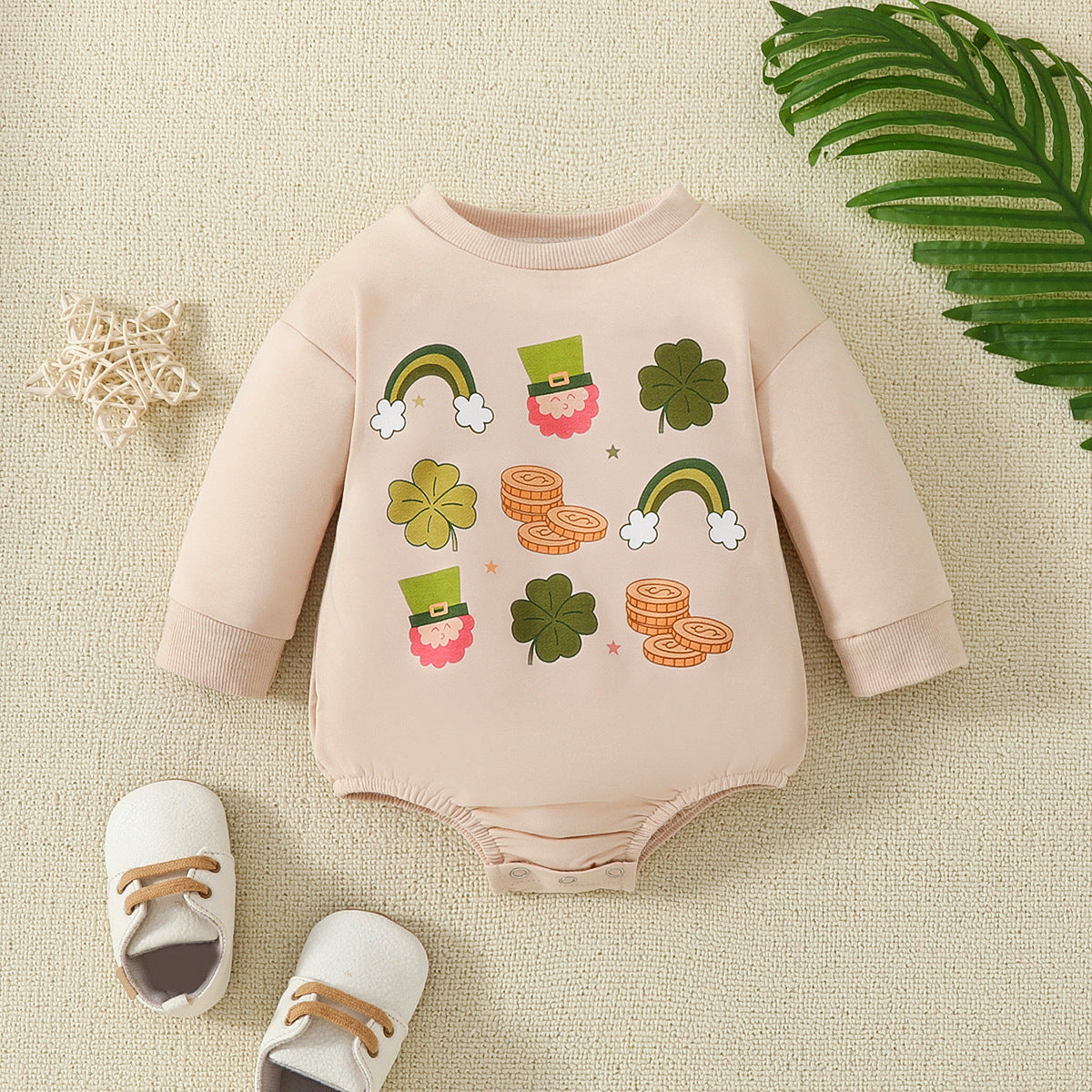 Children's Jumpsuit Baby Long Sleeve Butt Wrap Clothes